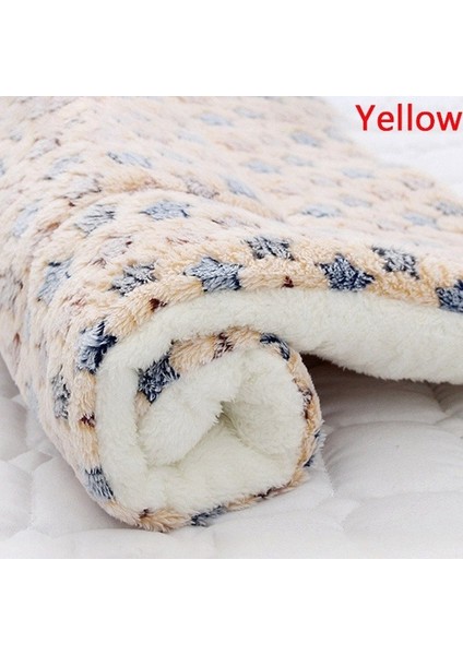 Sarı Stil M Beden Kedi Yuvası Matı Köpek Yatağı Kalın Kadife Yatak Matı Rahat Pet Köpek Matı Kedi Sıcak Peluş Matı Köpek Kedi Matı Pet Malzemeleri (Yurt Dışından)