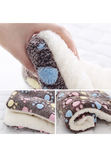 Resim Stili Olarak Kırmızı 32X25CM Köpek Kediler Için Yumuşak Kürklü Kalın Flanel Yastık Yatak Matı - Evde Sıcak Kalmaları Için Pet Battaniye Yatak Örtüsü (Yurt Dışından) fırsatları