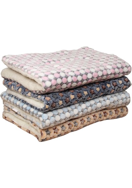 Pembe Ayı Stili 49CMX32CM Yumuşak Polar Ped Yorganı Flanel Kalınlaştırılmış Pet Yatak Matı Köpek Kedi Koltuk Yastığı Ev Halısı Sıcak Tutma Uyku Örtüsü (Yurt Dışından) fırsatları