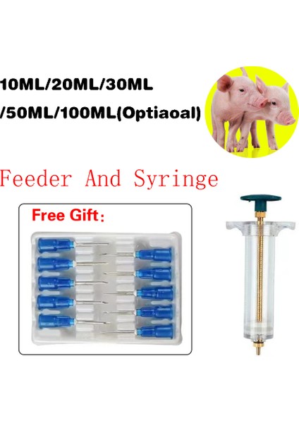 10ML Stili Plastik Çelik Enjeksiyon Cihazı Kilit Doz Enjeksiyon Domuz Sığır ve Koyun Aşı Enjektörü Enjeksiyon Cihazı Için Domuz Yavrusu (Yurt Dışından)
