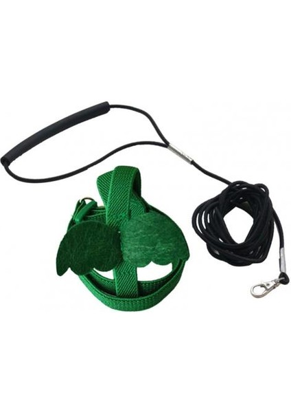 Yeşil Stil L Beden Dayanıklı Muhabbet Kuşu Papağan Tasma Çeki Halatı Yakın Oturan Kuş Tasma Nefes Alabilir Muhabbet Kuşu Papağan Yeleği Halat (Yurt Dışından)