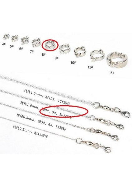 No.5 Tarzı Evcil Kuş Güvercin Papağan Bacak Halkası Paslanmaz Çelik Zincir Kuş Malzemeleri Papağan Uçmaya Karşı Çekiş Zinciri Ayak Halkası Aksesuarları (Yurt Dışından)