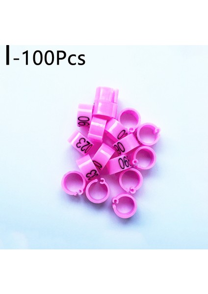 Ben Stil Tavuk Güvercin Ayak Halkası Ayarlanabilir Boyut Kümes Ayak Dijital Etiket Tokası Yüzük Plastik Ördek Kaz Kuş Malzemeleri (Yurt Dışından)