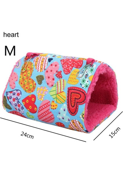 Kalp M Tarzı Hamster Evi Asılı Kafes Kuş Asılı Mağara Kafesi Moda Peluş Hamak Kuş Oyuncak Kuş Yuvası Papağan Yuvası Sıcak Kış (Yurt Dışından)