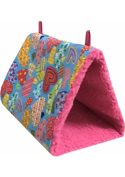 Kalp M Tarzı Hamster Evi Asılı Kafes Kuş Asılı Mağara Kafesi Moda Peluş Hamak Kuş Oyuncak Kuş Yuvası Papağan Yuvası Sıcak Kış (Yurt Dışından)