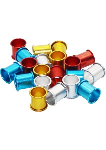 Gümüş Tarzı S Beden Renkler Kuş Alüminyum Ayak Halkası Id 8mm Güvercin Taşıma Aracı Bıldırcın Papağan Halkası Kuş Halkası Logo Güvercin Ayak Halkası (Yurt Dışından)