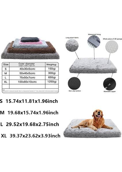 Kedi Tasması Tarzı Kedi Tasması Kare Yumuşak Köpek Yatağı Peluş Kulübe Kedi Yatak Pet Derin Uyku Köpek Kanepe Yatak Yıkama Kolaylık Malzemeleri Alışveriş Yapılabilir (Yurt Dışından) modelleri