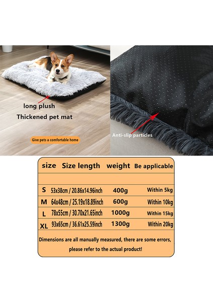 Kedi Tasması Tarzı Kedi Tasması Kare Yumuşak Köpek Yatağı Peluş Kulübe Kedi Yatak Pet Derin Uyku Köpek Kanepe Yatak Yıkama Kolaylık Malzemeleri Alışveriş Yapılabilir (Yurt Dışından) fırsatları