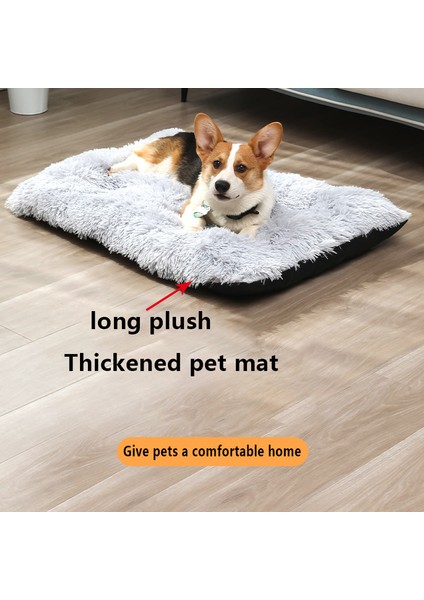 Kedi Tasması Tarzı Kedi Tasması Kare Yumuşak Köpek Yatağı Peluş Kulübe Kedi Yatak Pet Derin Uyku Köpek Kanepe Yatak Yıkama Kolaylık Malzemeleri Alışveriş Yapılabilir (Yurt Dışından) indirimleri