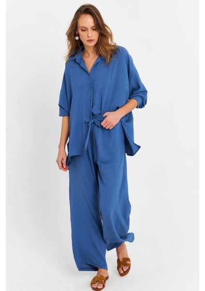 Kadın Indigo Basic Alt-Üst Pantolon Takım MRU6931 indirimleri