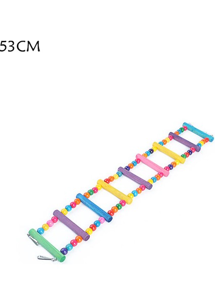 53CM Tarzı Kafes Dekorasyonu Kafes Dekorasyonu Kuş Oyuncakları Tedarik Ağacı Tünek Hamak Merdiven Hamster Tırmanma Askı Zil Kemirme Kuş Oyuncakları供給場所。 (Yurt Dışından)