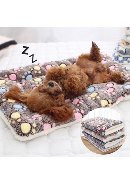 No.4 Tarzı 32X25CM Kış Köpek Yatağı Mat Ayak Izi Sıcak Yatak Paspası Küçük Orta Boy Köpekler Kediler Yumuşak Battaniye (Yurt Dışından) modelleri