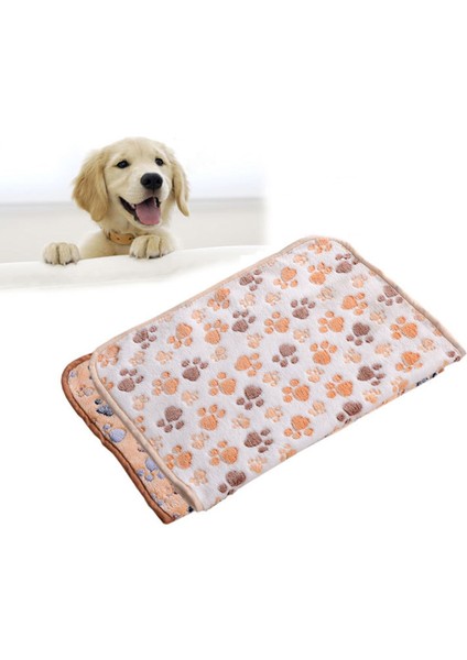 Kahve Tarzı 76X52CM Köpek Pençe Havlu Halı Pet Mat Köpek Yatağı Kış Sıcak Kedi Mercan Kadife Havlu Battaniye Uyku Örtüsü Havlu Yastık Pet Malzemeleri (Yurt Dışından) indirimleri