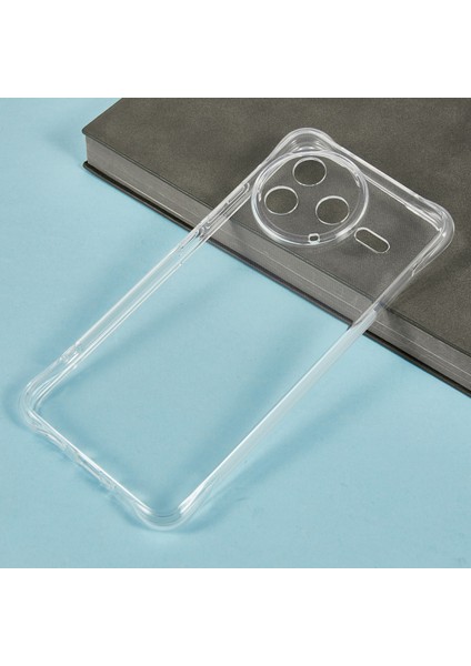 Xiaomi Poco F7 Pro 5g Dört Köşe Darbeye Dayanıklı 1.5mm Şeffaf Telefon Kılıfı (Yurt Dışından) modelleri