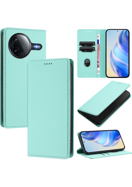Xiaomi Poco F7 Pro 5g / Xiaomi Poco F7 Ultra 5g Cüzdan Litchi Doku Deri Kılıf (Yurt Dışından)