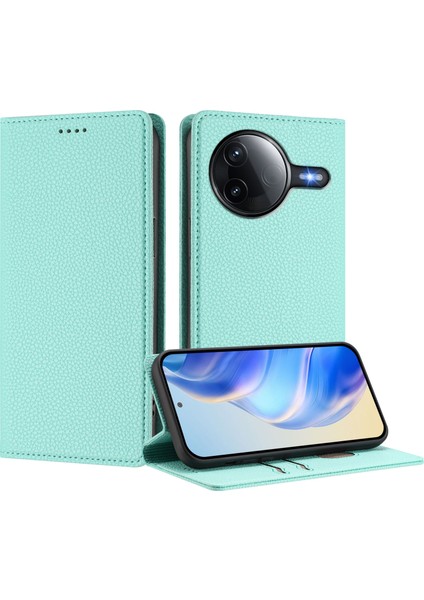 Xiaomi Poco F7 Pro 5g / Xiaomi Poco F7 Ultra 5g Cüzdan Litchi Doku Deri Kılıf (Yurt Dışından)