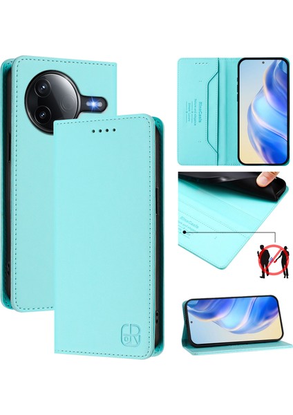 Xiaomi Poco F7 Pro 5g / Xiaomi Poco F7 Ultra 5g Cüzdan Standlı Deri Telefon Kılıfı (Yurt Dışından)