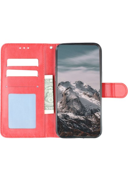 Xiaomi Poco F7 Ultra 5g Pu Deri Cüzdan Telefon Kılıfı Bilek Kayışı ile (Yurt Dışından)