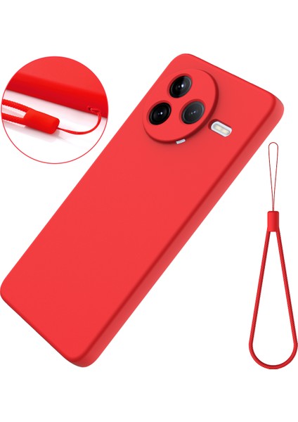 Xiaomi Poco F7 Pro 5g Sıvı Silikon Telefon Arka Kapağı El Kayışı ile (Yurt Dışından) fiyatları