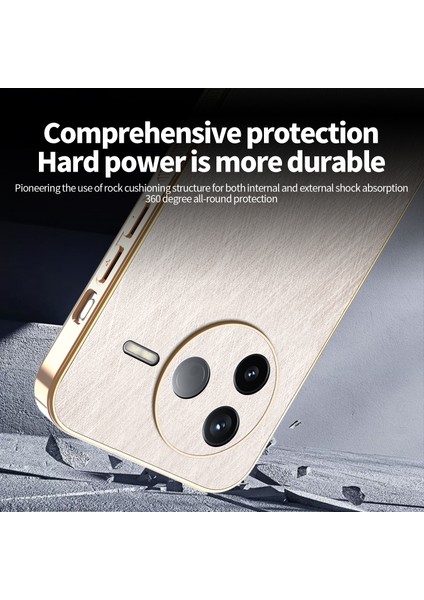 Xiaomi Poco F7 Pro 5g Galvanik Ipek Doku Pu + Tpu Telefon Arka Kapağı (Yurt Dışından) fırsatları