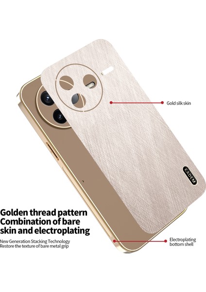 Xiaomi Poco F7 Pro 5g Galvanik Ipek Doku Pu + Tpu Telefon Arka Kapağı (Yurt Dışından) indirimleri
