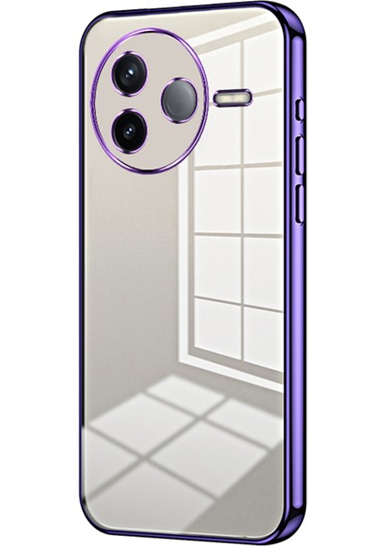 Xiaomi Poco F7 Pro 5g Galvanik Çerçeve Yumuşak Tpu Telefon Kılıfı (Yurt Dışından)