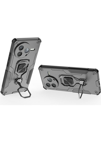 Xiaomi Poco F7 Pro 5g Döndürülebilir Halka Ayaklı Pc + Tpu Darbeye Dayanıklı Telefon Kılıfı (Yurt Dışından) fiyatları