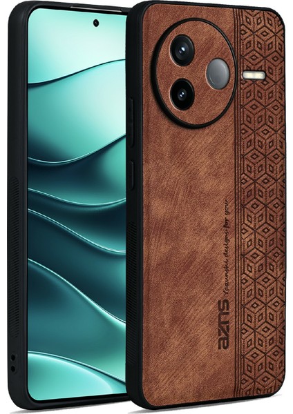 Xiaomi Poco F7 Pro 5g Koruyucu Pu Deri Kılıf Tpu Telefon Kabuğu (Yurt Dışından)