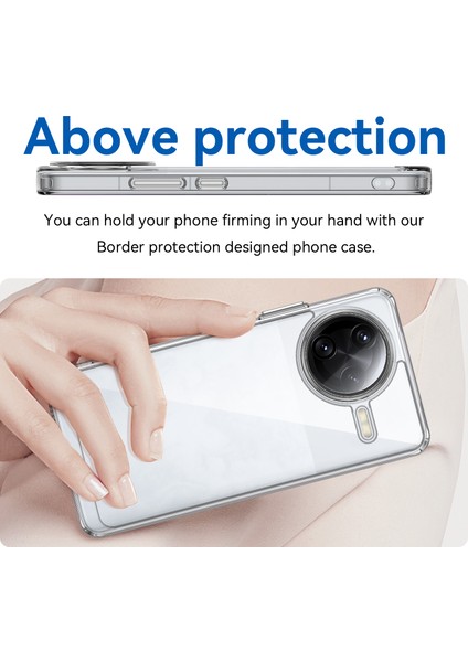 Xiaomi Poco F7 Ultra 5g Elektrokaplama Şeffaf Kılıf Tpu Telefon Arka Kapağı (Yurt Dışından)