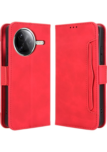 Xiaomi Poco F7 Ultra 5g / Poco F7 Pro 5g Deri Telefon Cüzdan Kılıfı Çoklu Kart Yuvaları ile (Yurt Dışından)