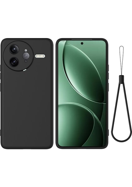 Xiaomi Poco F7 Ultra 5g Sıvı Silikon Kılıf Telefon Arka Kapağı El Kayışı ile (Yurt Dışından)