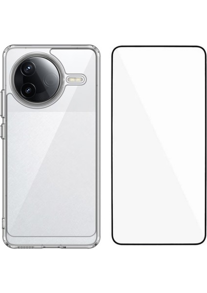 Xiaomi Poco F7 Pro 5g Tpu Akrilik Şeffaf Telefon Kılıfı Temperli Cam Filmi ile (Yurt Dışından)