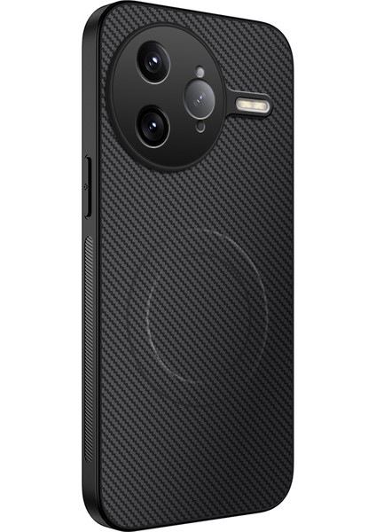 Xiaomi Poco F7 Ultra 5g Karbon Fiber Doku Pc Tpu Telefon Kılıfı Magsafe ile Uyumlu (Yurt Dışından)