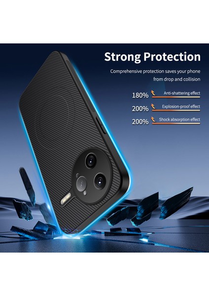 Xiaomi Poco F7 Ultra 5g Karbon Fiber Doku Pc Tpu Telefon Kılıfı Magsafe ile Uyumlu (Yurt Dışından)