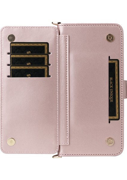 Xiaomi Poco F7 Pro 5g / Poco F7 Ultra 5g Cüzdan Deri Telefon Kılıfı Standı Kayışlı (Yurt Dışından) fiyatları