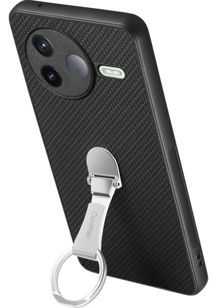 Xiaomi Poco F7 Pro 5g Katlanır Kickstand Deri Arka Kapak Karbon Fiber Doku (Yurt Dışından) fiyatları
