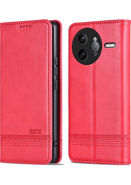 Xiaomi Poco F7 Ultra 5g Inek Derisi Doku Pu Deri Cüzdan Telefon Kılıfı (Yurt Dışından)