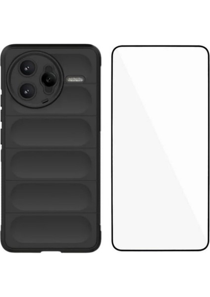 Xiaomi Poco F7 Ultra 5g Tpu Kılıf Kaymaz Telefon Kılıfı Temperli Camlı (Yurt Dışından)