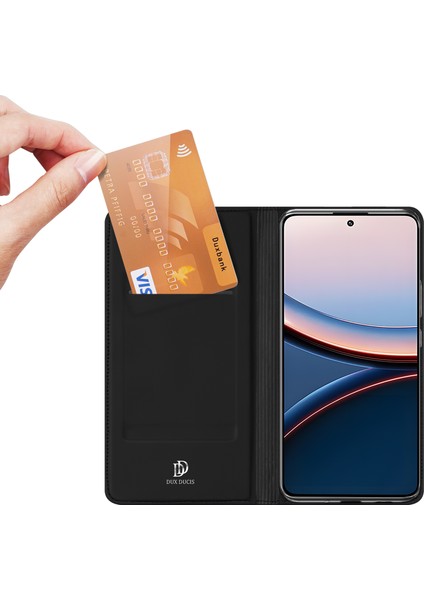 Xiaomi Poco F7 Ultra 5g Deri Stand Kapak Kart Tutucu (Yurt Dışından)
