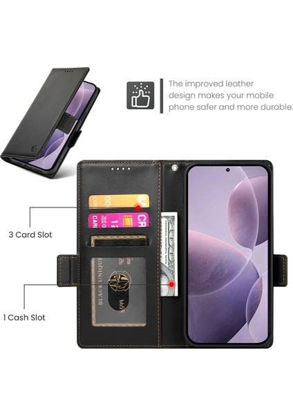 Xiaomi Poco F7 Pro 5g Stand Pu Deri Cüzdan Telefon Kılıfı (Yurt Dışından) indirimleri