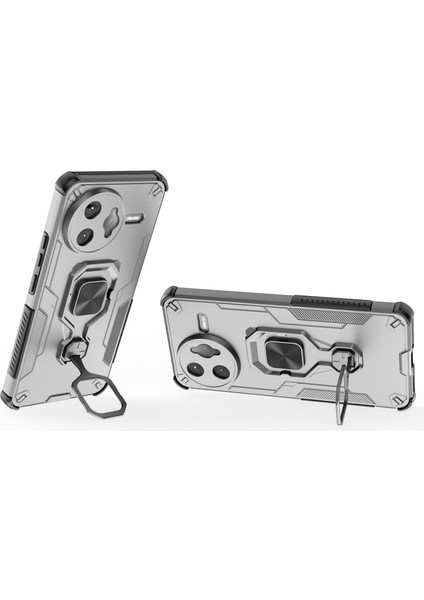 Xiaomi Poco F7 Ultra 5g Pc Tpu Arka Kapak Kickstand Temperli Camlı (Yurt Dışından)