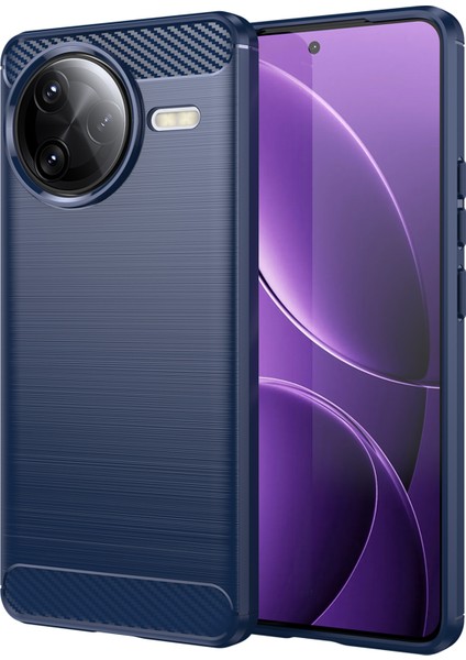 Xiaomi Poco F7 Ultra 5g Karbon Fiber Doku Fırçalanmış Telefon Arka Kapağı (Yurt Dışından)