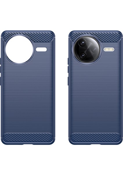 Xiaomi Poco F7 Ultra 5g Karbon Fiber Doku Fırçalanmış Telefon Arka Kapağı (Yurt Dışından)