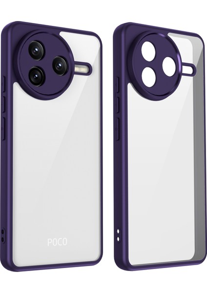 Xiaomi Poco F7 Pro 5g Mat Cilt Dokunmatik Şeffaf Pc + Tpu Darbeye Dayanıklı Telefon Arka Kapağı (Yurt Dışından) fiyatları