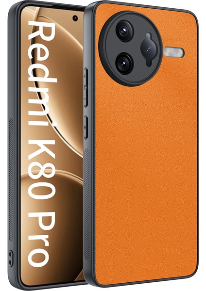 Xiaomi Poco F7 Ultra 5g Pu Deri Kaplamalı Pc+Tpu Düşmeye Karşı Telefon Kılıfı (Yurt Dışından)