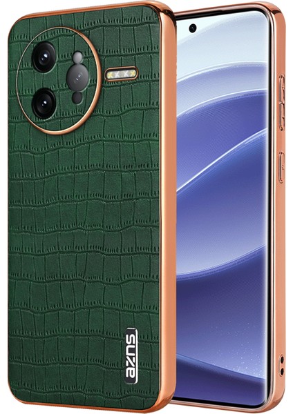 Xiaomi Poco F7 Ultra 5g Galvanik Timsah Doku Pu + Tpu Telefon Kılıfı (Yurt Dışından)
