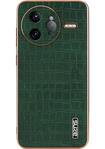 Xiaomi Poco F7 Ultra 5g Galvanik Timsah Doku Pu + Tpu Telefon Kılıfı (Yurt Dışından)