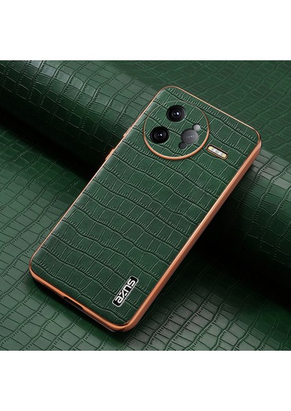 Xiaomi Poco F7 Ultra 5g Galvanik Timsah Doku Pu + Tpu Telefon Kılıfı (Yurt Dışından)