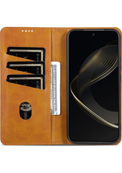 Xiaomi Poco F7 Pro 5g Inek Derisi Doku Pu Deri Cüzdan Telefon Kılıfı (Yurt Dışından) fiyatları