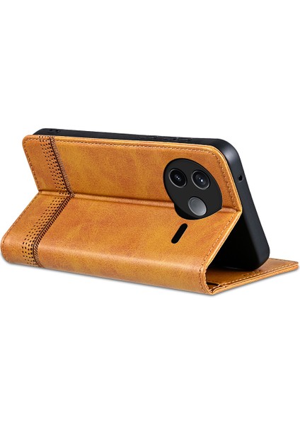 Xiaomi Poco F7 Pro 5g Inek Derisi Doku Pu Deri Cüzdan Telefon Kılıfı (Yurt Dışından) fırsatları